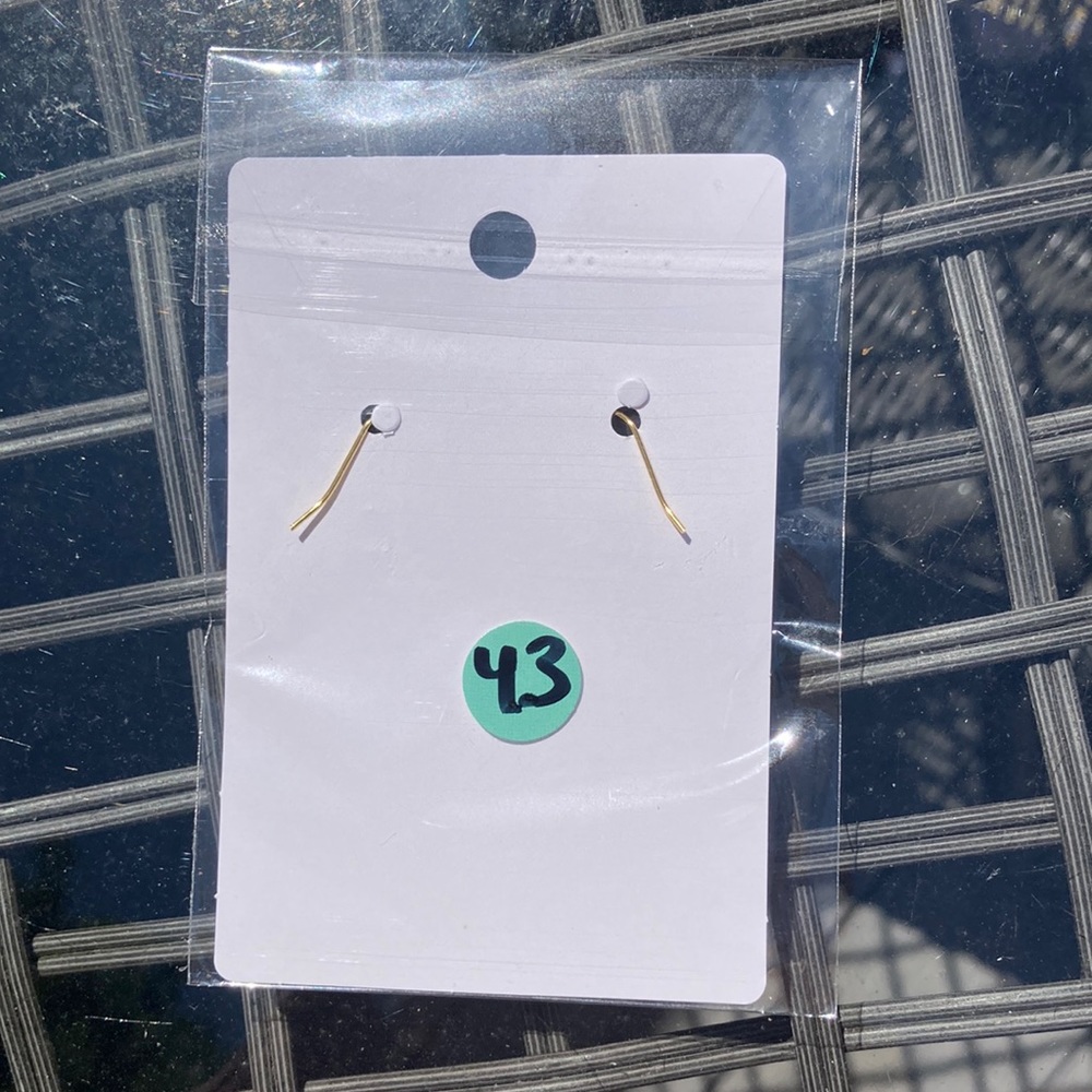 43.  “Sugar Skull” earrings. - Picture 2 of 2